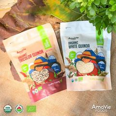 Hạt Diêm Mạch Hữu Cơ Trắng/ 3 Màu Amavie - Date 1.2024