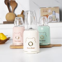 (BH 18 THÁNG) Máy Xay 3 Cối Cocobear Cho Bé ăn Dặm 8 Lưỡi Dao, Máy Xay Coco Bear 3 Cối Tiện Dụng, Giá Rẻ