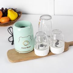 (BH 18 THÁNG) Máy Xay 3 Cối Cocobear Cho Bé ăn Dặm 8 Lưỡi Dao, Máy Xay Coco Bear 3 Cối Tiện Dụng, Giá Rẻ