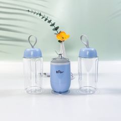 Máy Xay Sinh Tố Cầm Tay Mini Bear LLJ-D04B1, Công Suất 150W, Máy Xay Sinh Tố Gồm 2 Cốc - Bảo Hành 18 Tháng