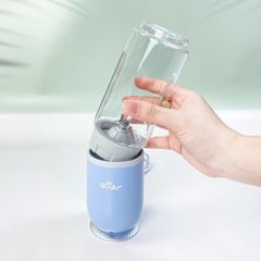 Máy Xay Sinh Tố Cầm Tay Mini Bear LLJ-D04B1, Công Suất 150W, Máy Xay Sinh Tố Gồm 2 Cốc - Bảo Hành 18 Tháng