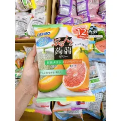 Thạch Trái Cây Mix 2 Vị Nhật Bản Orihiro - 20gr*12 gói - Date 2023