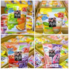 Thạch Trái Cây Mix 2 Vị Nhật Bản Orihiro - 20gr*12 gói - Date 2023