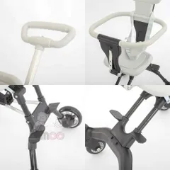 Xe Đẩy 2 Chiều, Gấp Gọn Umoo Um-02134, Có Mái Che, Đệm Lót Cho Bé Đi Dạo, Dã Ngoại, Mang Lên Máy Bay Du Lịch