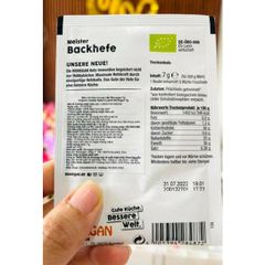 Men nở Hữu cơ Biovegan gói 7Gr- Date 2022