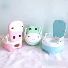 [TẶNG CỌ VỆ SINH] Bô Hà Mã Vệ Sinh Trẻ Em Cao Cấp Cho Bé Từ 1-5 Tuổi, Có Chỗ Dựa Và Khay Tiện Dụng, Nhựa Cứng Cáp
