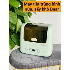 Máy Sấy, Tiệt Trùng Bình Sữa Đa Năng Bear 10L, Bear SB-MTT17 Khử Trùng Núm Ti Gặm Nướu Bát Đũa Của Bé SB-MTT17