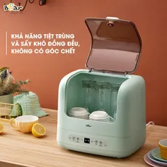 Máy Sấy, Tiệt Trùng Bình Sữa Đa Năng Bear 10L, Bear SB-MTT17 Khử Trùng Núm Ti Gặm Nướu Bát Đũa Của Bé SB-MTT17