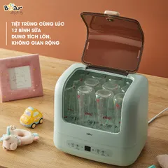 Máy Sấy, Tiệt Trùng Bình Sữa Đa Năng Bear 10L, Bear SB-MTT17 Khử Trùng Núm Ti Gặm Nướu Bát Đũa Của Bé SB-MTT17