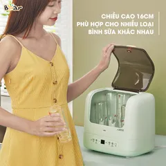 Máy Sấy, Tiệt Trùng Bình Sữa Đa Năng Bear 10L, Bear SB-MTT17 Khử Trùng Núm Ti Gặm Nướu Bát Đũa Của Bé SB-MTT17