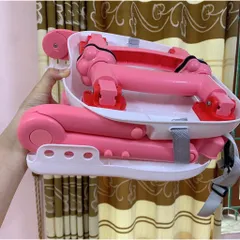 Ghế Ăn Dặm Chuột HAMTER , Ghế Ăn Dặm Gấp Gọn, Điều Chỉnh Độ Cao và Độ Rộng Lòng Ghế ( Hàng full hộp loại 1 chuẩn ) .