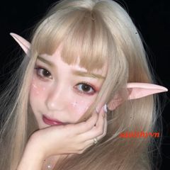 Cặp tai yêu tinh hóa trang cosplay latex - Phụ kiện tiệc tùng hoàn hảo cho sự kiện hóa trang & makeup