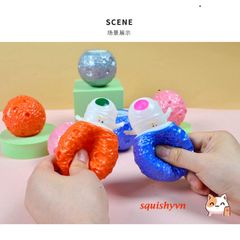 Đồ Chơi Bóp Tay Mochi UFO Siêu Đáng Yêu - Giảm Căng Thẳng Ngộ Nghĩnh, Xu Hướng Retro Thú Vị Cho Trẻ Em 5+