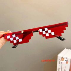 Kính Mát Thuglife 6 Chấm MINECRAFT Nhiều Màu Sắc - Kính Râm Thời Trang Nam Nữ, Phong Cách Độc Đáo Cho Fan Game
