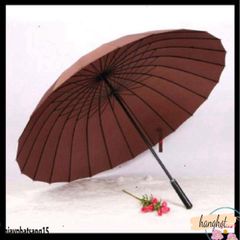 Ô Dù Khổng Lồ 24 Nan Hàn Quốc - Tán Rộng 130cm, Chống Lật Hoàn Hảo, Gấp Gọn, Chống Nắng UV 50+ Cho 3 Người