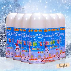 Bình Xịt Tuyết 250ml - Trang Trí Tiệc Giáng Sinh, Tạo Không Khí Vui Vẻ Cho Sinh Nhật, Tiệc Tùng, Sự Kiện