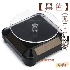 Bàn Xoay 360 Độ Năng Lượng Mặt Trời - Đế Trưng Bày Đồ Trang Sức Tiết Kiệm Năng Lượng, Tốc Độ 3 Vòng/Phút, Chất Liệu ABS Bền Bỉ