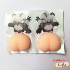Miếng Dán Silicon Edogawa Conan - Sticker Dán Mông Siêu Cute, Giải Trí & Giảm Stress Cho Điện Thoại, Xe Hơi, Văn Phòng