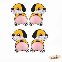 Miếng Dán Silicon Edogawa Conan - Sticker Dán Mông Siêu Cute, Giải Trí & Giảm Stress Cho Điện Thoại, Xe Hơi, Văn Phòng