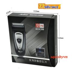 Máy Cạo Râu Không Dây Aokai RSCW-1949 - Lưỡi Kép Titanium Cao Cấp, An Toàn, Dễ Dàng Mang Theo Chất Liệu Sang Trọng