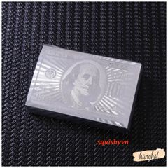 Bộ Bài Poker Mạ Nhũ Bạc Cao Cấp - 54 Lá Nhựa Dẻo Chống Nước, Chống Gãy - Quà Tặng Sang Trọng cho Người Yêu Thích Chơi Bài