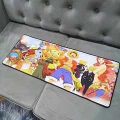 Miếng Lót Chuột One Piece 47 - Pad Chống Nước 80x30cm Dày 3mm, Phù Hợp Chuyên Game, Chống Trượt, Bền Bỉ, Hình Hải Tặc