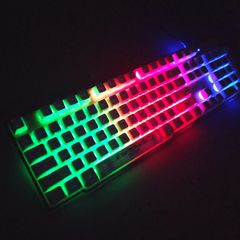 Bàn Phím Chuột Gaming EWEADN K006 (Trắng) Giả Cơ LED 7 Màu RGB Chống Nước - Combo Chất Lượng Cao Dành Cho Game Thủ