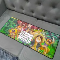 Tấm Lót Bàn Làm Việc Hải Tặc One Piece 35 - Kích Cỡ Lớn 80x30cm, Chống Nước, Chống Trầy, Phù Hợp Gamer, Siêu Bền