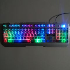 Combo Bàn Phím Chuột Gaming EWEADN K005 - Bàn Phím Giả Cơ LED RGB 7 Màu Chống Nước, Đối Tác Hoàn Hảo Cho Game Thủ