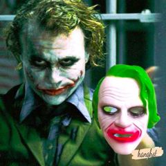 Mặt Nạ Hóa Trang Joker Cho Người Lớn - Phụ Kiện Halloween Độc Đáo, Chất Liệu Nhựa Bền, Thích Hợp Mọi Lứa Tuổi