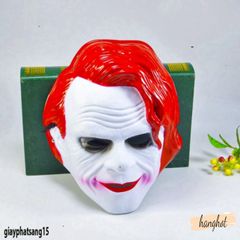 Mặt Nạ Hóa Trang Joker Cho Người Lớn - Phụ Kiện Halloween Độc Đáo, Chất Liệu Nhựa Bền, Thích Hợp Mọi Lứa Tuổi