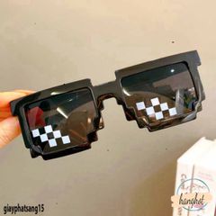 Mắt Kính Mosaic Thug Life Phong Cách Hip Hop UV400 cho Nam Nữ - Kính Mát Độc Đáo Thời Trang Năng Động