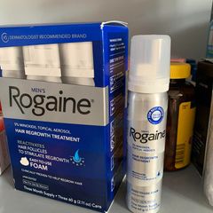 Bọt Mọc Tóc Rogaine 5% Minoxidil Cho Nam - Giải Pháp Hiệu Quả Cho Rụng Tóc - Set 3 Chai Hỗ Trợ Phục Hồi Mái Tóc Giòn Khỏe