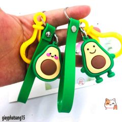 Móc Treo Quả Bơ Xinh Xắn Dễ Thương - Móc Khoá PVC Cỡ Lớn Làm Quà Tặng, Phụ Kiện Thời Trang Cá Tính
