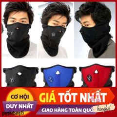 Khẩu Trang Ninja Chống Bụi Dành Cho Dân Phượt - Mặt Nạ Bảo Vệ Nắng, Gió, Đối Tượng Thể Thao Ngoài Trời, Thiết Kế Thông Gió