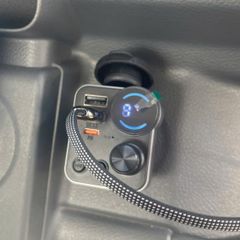 Tẩu sạc ô tô Hoco E86 FM Bluetooth 48W - Sạc nhanh đa năng, thiết kế tiện lợi cho xe hơi, tương thích với mọi thiết bị di động
