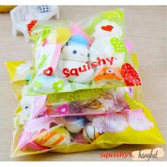 Bộ 30 Móc Khóa Dẻo Squishy Hình Đáng Yêu - Đồ Chơi Giải Tỏa Căng Thẳng, Gói Quà Mát Mẻ, Kích Thước 4-7cm