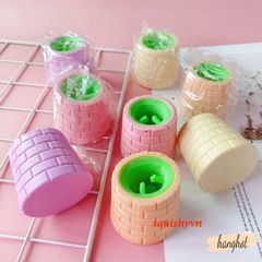 Bánh bao Squishy Mochi hình ếch ngộ nghĩnh - Đồ chơi giảm stress mềm mại an toàn cho trẻ em từ 5 tuổi trở lên
