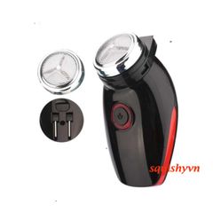 Máy Cạo Râu Điện YANDOU SC-501 - Thiết Kế Nhỏ Gọn, Không Dây, Kèm Túi Đựng và Lưỡi Tỉa, Tiết Kiệm Thời Gian, Pin Sạc Lại 45 Phút