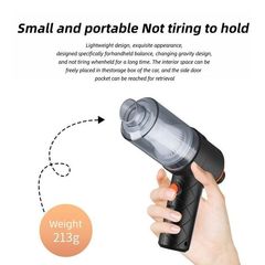 Máy Hút Bụi Cầm Tay Mini Không Dây USB - Công Suất 60W, Dễ Dàng Sạc Lại, Tiện Lợi Để Làm Sạch Nhà Cửa và Xe Hơi