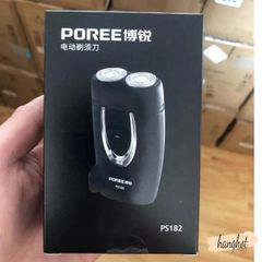 Máy cạo râu Poree PS187 Mini - Công nghệ lưỡi kép 4D, An toàn & Tiết kiệm Thời gian - Phụ Kiện Chăm Sóc Nam 100% Khô