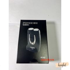 Máy cạo râu Poree PS187 Mini - Công nghệ lưỡi kép 4D, An toàn & Tiết kiệm Thời gian - Phụ Kiện Chăm Sóc Nam 100% Khô