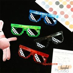 Kính Mắt Phát Sáng LED Nhiều Màu - Phụ Kiện Tiệc Tùng, Dã Ngoại, Sinh Nhật Thú Vị và Thời Trang Cho Giới Trẻ