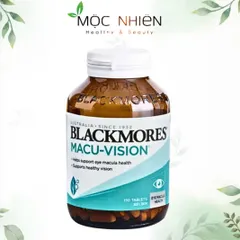 Viên Uống Hỗ Trợ Sức Khỏe Mắt Blackmores Macu-Vision 125 Viên - Tăng Cường Thị Lực, Bảo Vệ Điểm Vàng và Chống Oxy Hóa