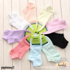 Tất Cổ Thấp Đen Trắng Hàn Quốc - Vớ Ngắn Unisex Siêu Xốp Thoáng Mát, Phong Cách Thời Trang Tôn Dáng