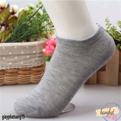 Tất Cổ Thấp Đen Trắng Hàn Quốc - Vớ Ngắn Unisex Siêu Xốp Thoáng Mát, Phong Cách Thời Trang Tôn Dáng