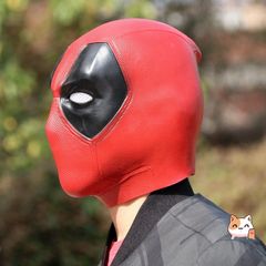 Mặt nạ DEADPOOL Latex - Phụ kiện Halloween và Trung Thu, hoàn hảo cho TikTok và sự kiện hóa trang, chất liệu thân thiện với môi trường.