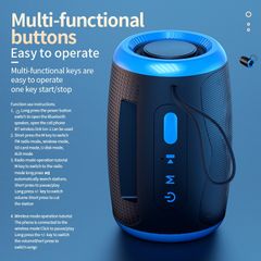 Loa Bluetooth Vòm 360 Di Động, Kết Nối Bluetooth, USB, THẺ Nhớ, Jack 3.5 - Tiện Dụng Cho Du Lịch, Picnic, Âm Thanh Chất Lượng Cao