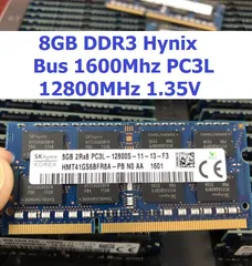 Ram Laptop 8GB DDR3 1600MHz PC3L cho Macbook & Máy Tính Xách Tay - Hynix/Samsung/Kington - Bảo Hành 36 Tháng 1 Đổi 1