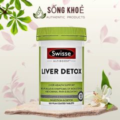 Viên uống bổ gan Swisse Liver Detox - Hỗ trợ chức năng gan, giải độc, tăng cường tiêu hóa - 60 viên từ Úc
